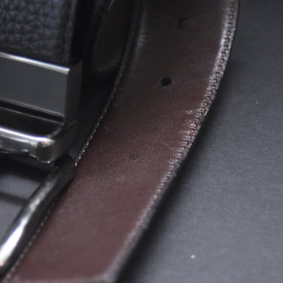 Lot of 2 COACH Reversible Belts Men's Black Brown Navy Tan 33.5"-37" - Picture 14 of 14